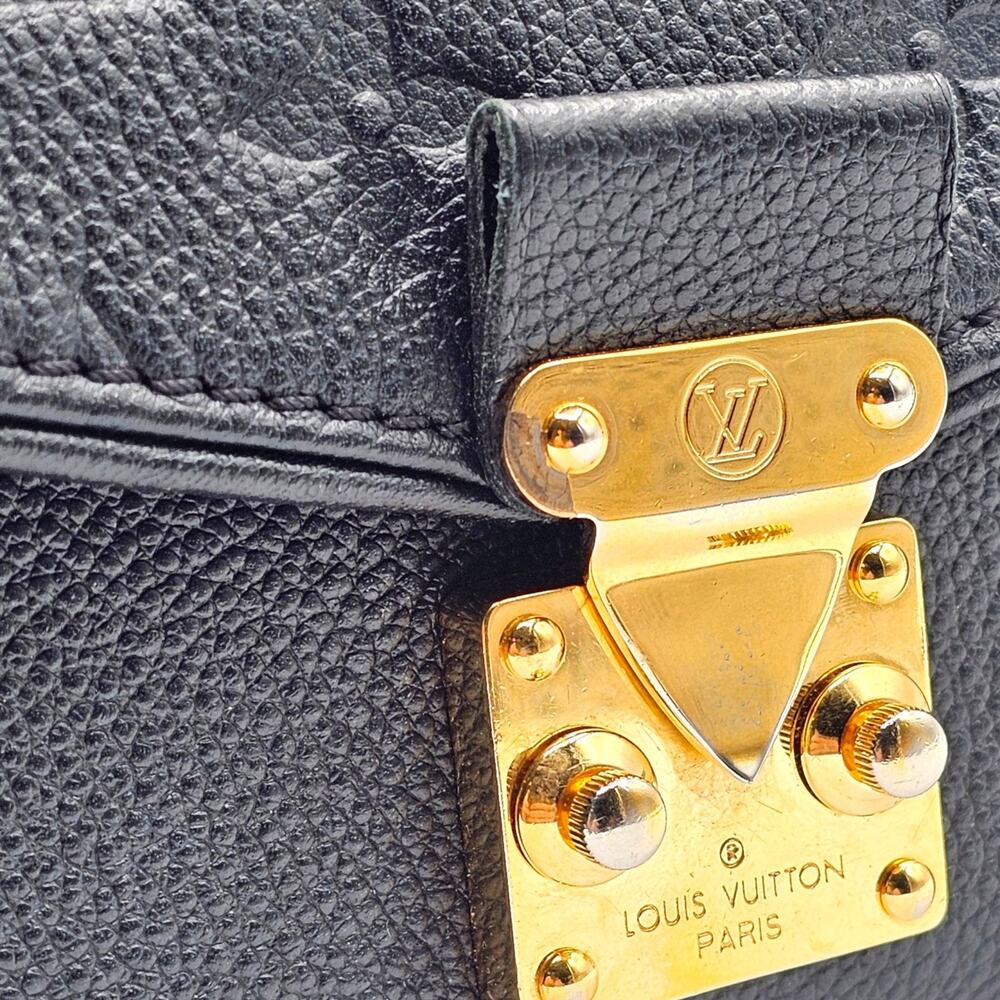 Louis Vuitton Saint Germain BB Monogram Empreinte Leather Shoulder Bag in Black - Picture 8 of 9